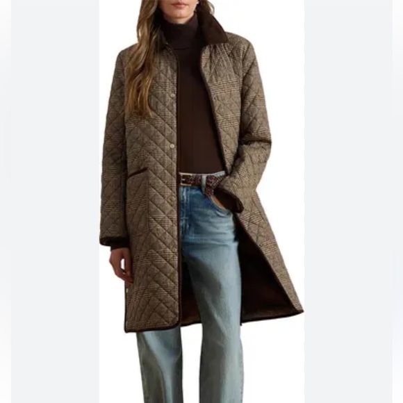 🍁👜🍁Lauren Ralph Lauren Women's Quilted Coat. Size: S - Picture 4 of 6